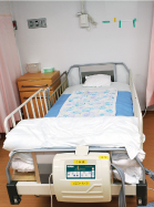 エアーマット付ベッド完備