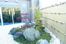 心落ち着く坪庭