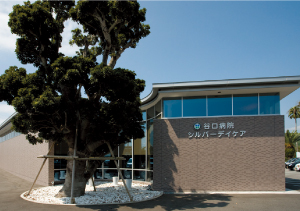 シンボルの山モモの木